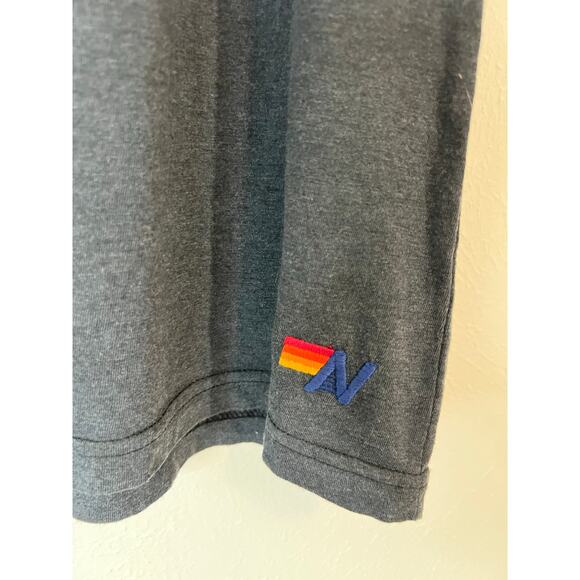 Aviator Nation Charcoal & White Bolt t-shirt Sz XS (0-2) - Picture 6 of 9